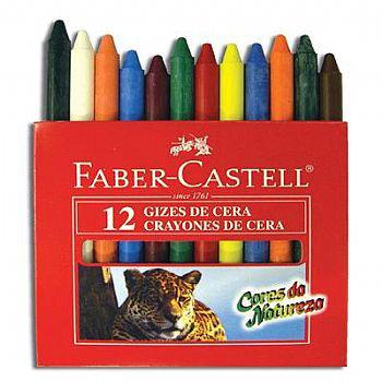 Gizão de Cera C/ 12 Cores - Faber Castell