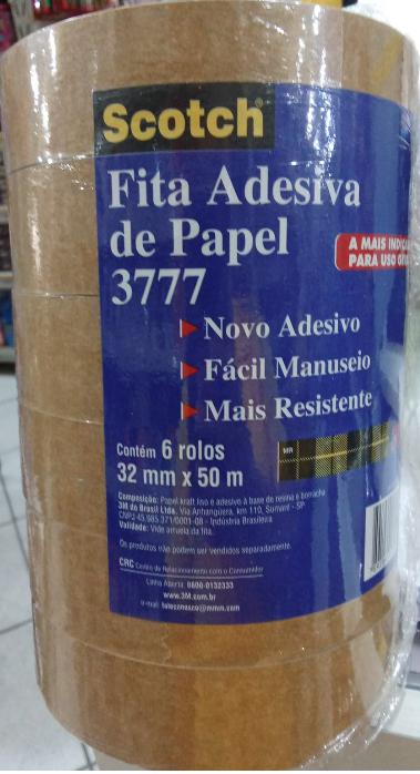 Fita Gomada 32mm X 50 M Scoth Mr 3m Ref: 3777 -  Crepe Lisa