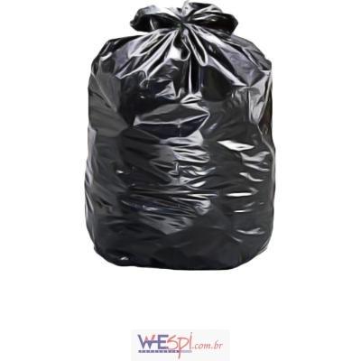 Saco Plástico Preto P/ Lixo - Capacidade de 100 Litros