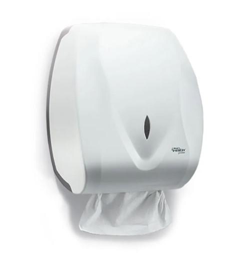 Dispenser Para Papel Toalha, Cor Branca, Interfolha, Marca Premisse - Clean Velox